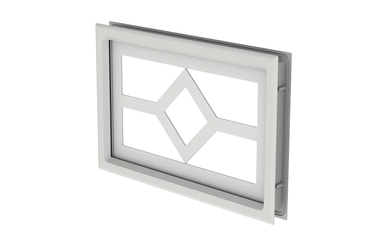 Diamond decorative insert