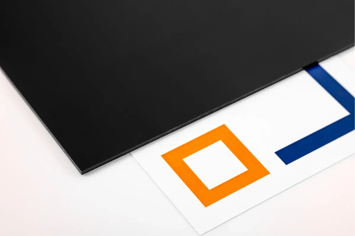 PMMA Black SCRATCH FREE plastic sheet