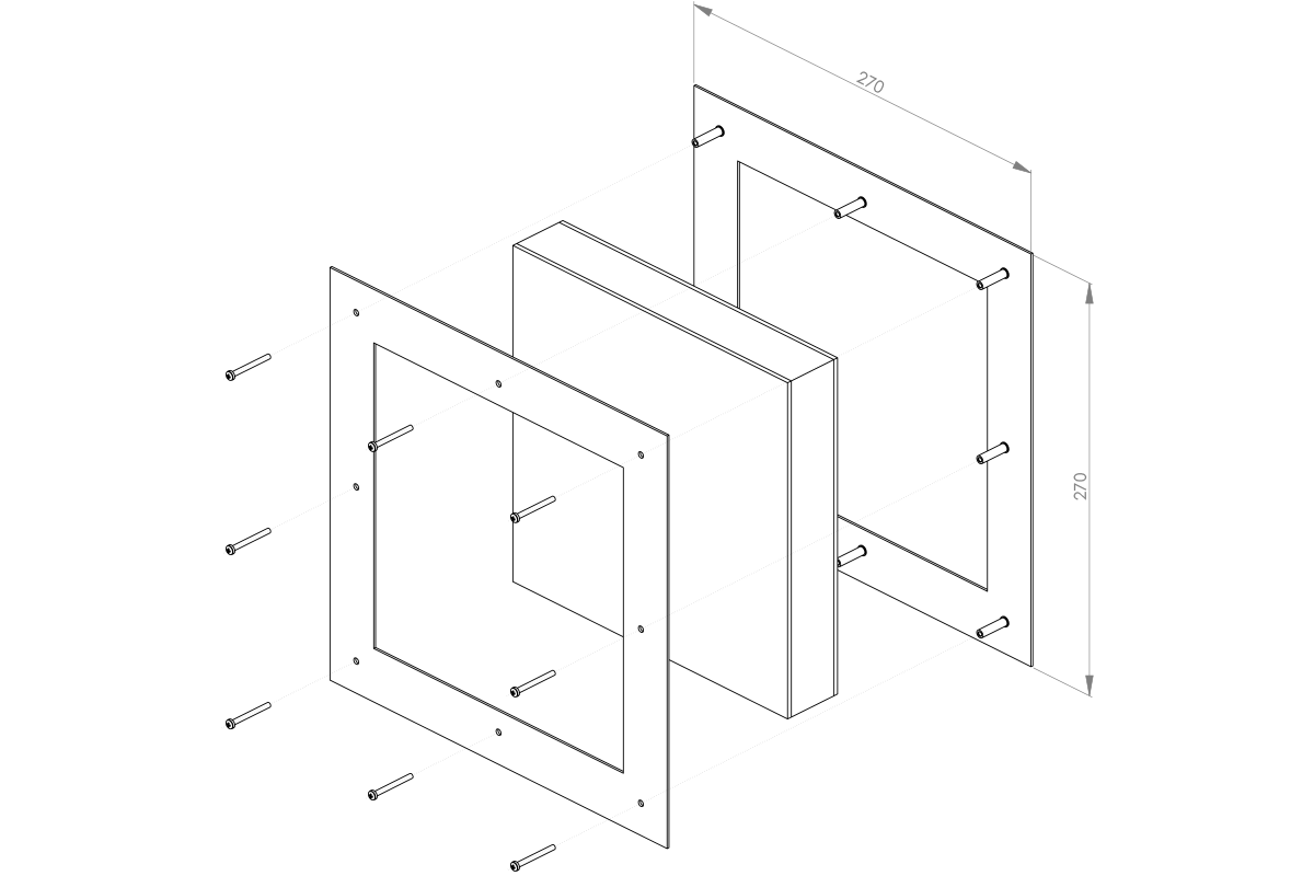 Okno s270 rysunek techniczny